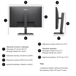 Monitor Dell Pro P24 - P2426 (210-BVJR) - 8