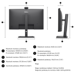 Monitor Dell Pro P24 - P2426HEV (210-BVHW) - 8
