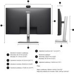 Monitor Dell Pro P27 - P2726DEV (210-BVHV) - 8