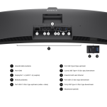 Monitor Dell Pro P34 - P3426WEB (210-BVHQ) - 9